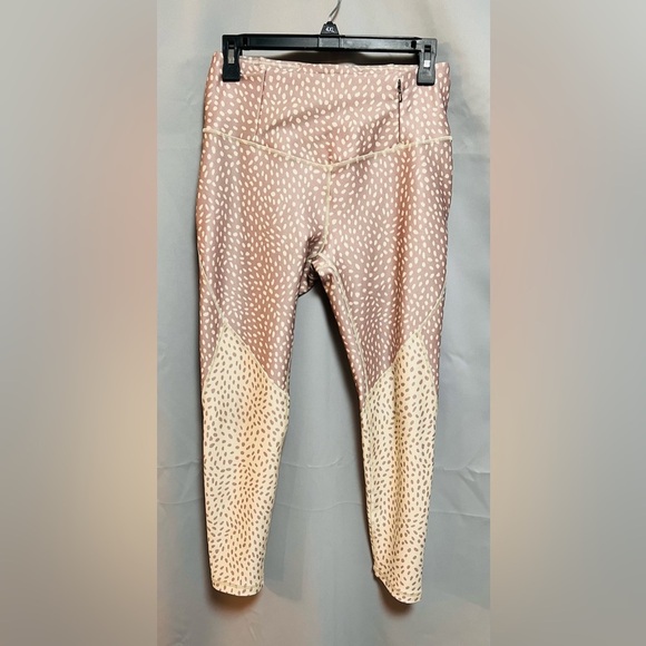 CALIA Essential High Rise Full length Leggings Mauve Confetti Dot Size M - Picture 1 of 11